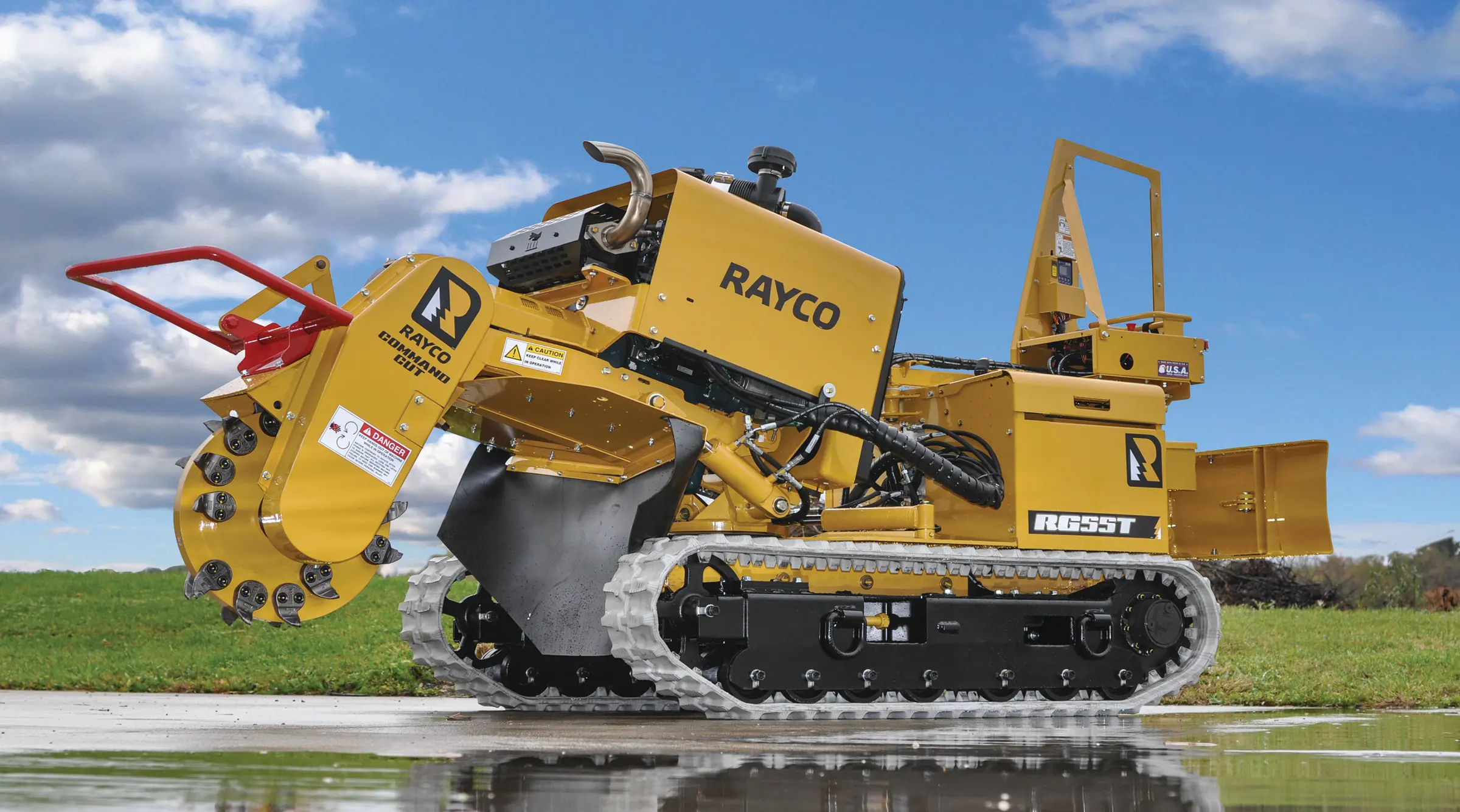 Rayco RG55T-R Trac Jr Stump Cutter with Radio Remote Control